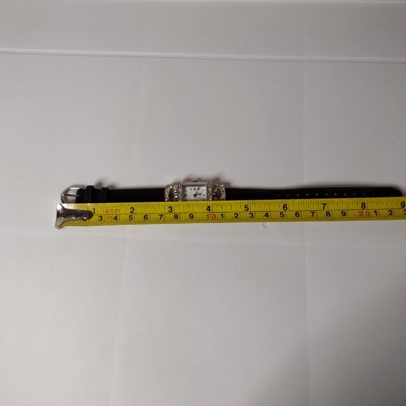 Black And Silver Tone Analog Roman Numeral Watch - Picture 12 of 14